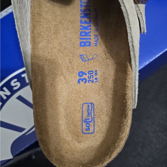 Birkenstock Tan Suede Clogs - Picture 5 of 7